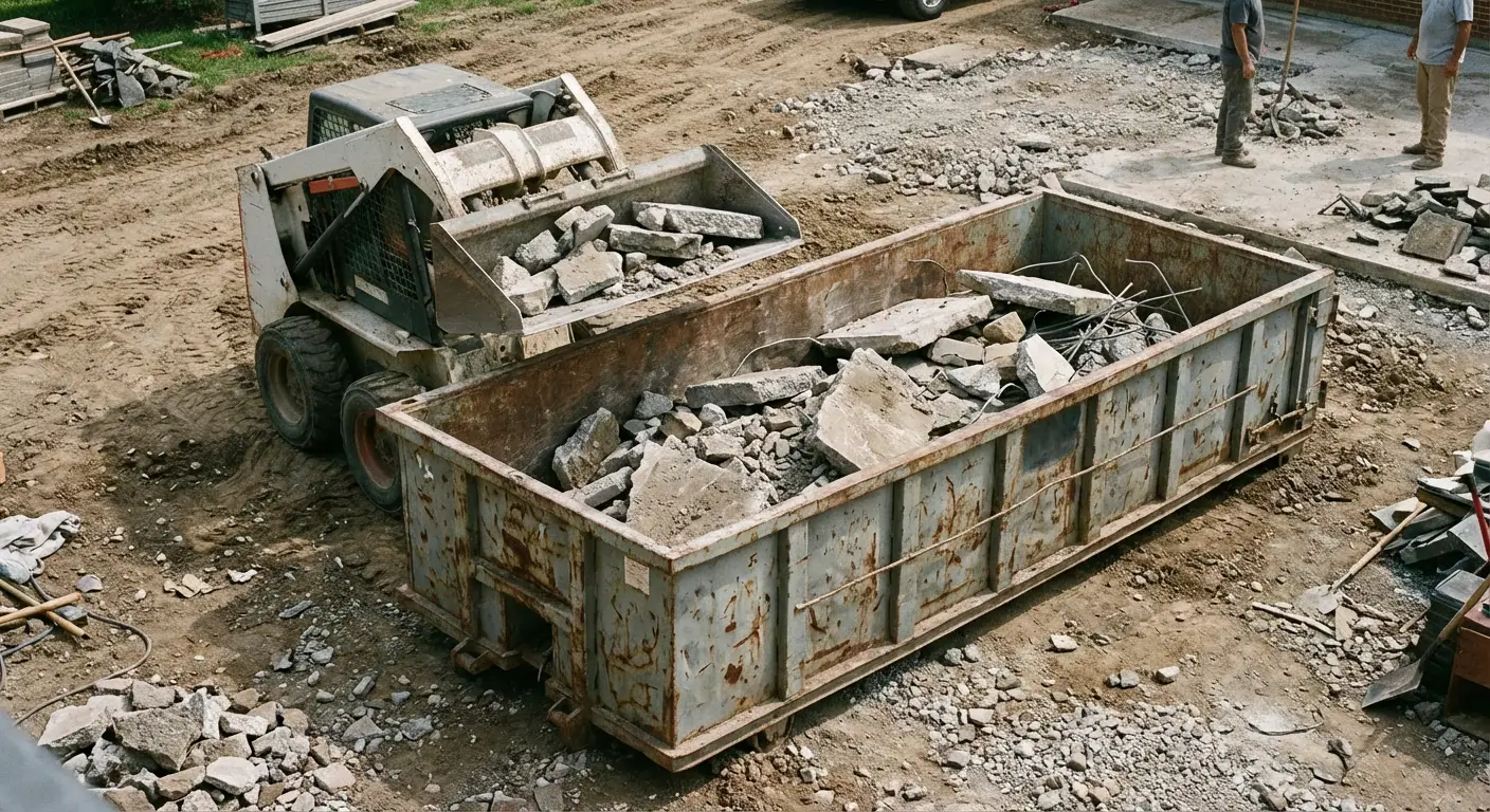 Heavy Concrete Patio Removal in Brooklyn Park, MN